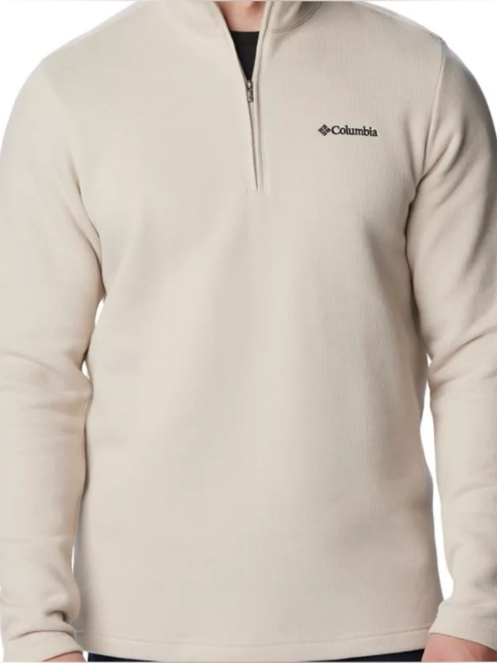 Columbia Great Hart Mountain III Half Zip Men's Sweatshirt in Dark Stone Heather
